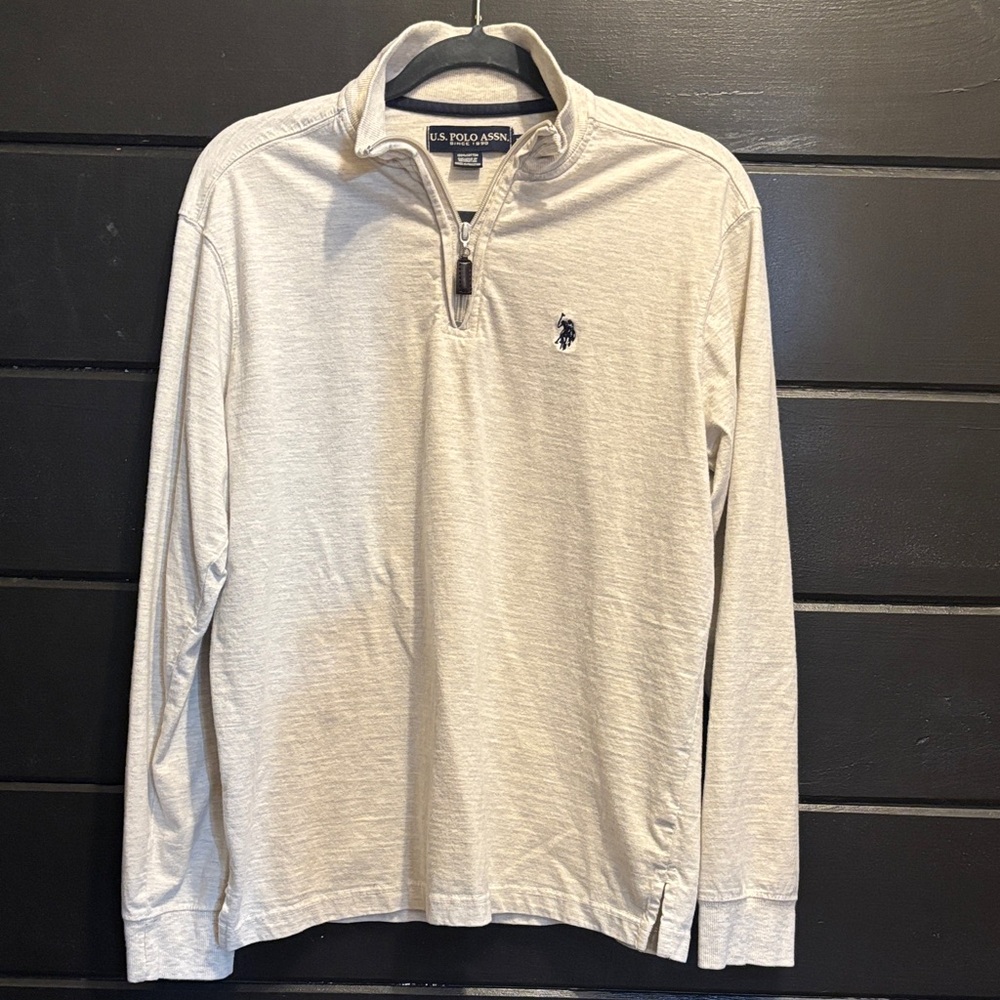 Polo by Ralph Lauren Men's Off-White Long Sleeve Shirt